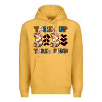 Mustard three up three down Premium Hoodie - AdoDesignShop
