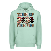 Seafoam three up three down Premium Hoodie - AdoDesignShop