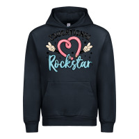 Navy educational rockstar Urban Hoodie - MaliasSmallBusiness