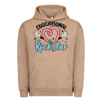 Pigment Burro educational rockstar Urban Hoodie - MaliasSmallBusiness