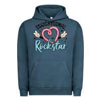 Pigment Midnight Navy educational rockstar Urban Hoodie - MaliasSmallBusiness