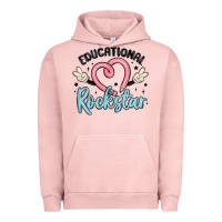 Pigment Salmon educational rockstar Urban Hoodie - MaliasSmallBusiness