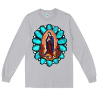 Moon Dust Gemstone Lady Of Guadalupe Long Sleeve Tee - RanaPortraitStore