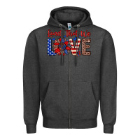 Charcoal Heather land that we love Zipper Hoodie - Zillion Design Studio