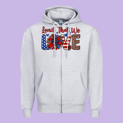 Land That We Love Zipper Hoodie Designed By Zillion Design Studio