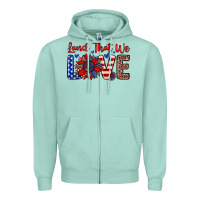 Seafoam land that we love Zipper Hoodie - Zillion Design Studio