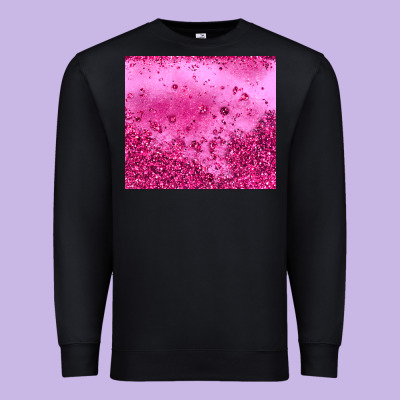 Pink Glitter Premium Sweatshirt Designed By Jahusdesignshop