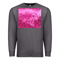 Charcoal Heather pink glitter Premium Sweatshirt - JahusDesignShop