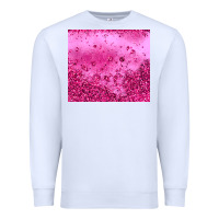 White pink glitter Premium Sweatshirt - JahusDesignShop