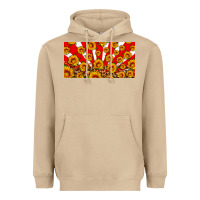 Mushroom usa sunflowers leopard license plate Heavyweight Hoodie - HRA Design Shop
