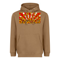 Toasted Coconut usa sunflowers leopard license plate Heavyweight Hoodie - HRA Design Shop