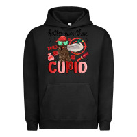 Pigment Black better aim than cupid with dog and duck Urban Hoodie - MaliasSmallBusiness