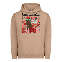 Pigment Burro better aim than cupid with dog and duck Urban Hoodie - MaliasSmallBusiness