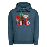 Pigment Midnight Navy better aim than cupid with dog and duck Urban Hoodie - MaliasSmallBusiness
