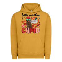 Pigment Peanut Butter better aim than cupid with dog and duck Urban Hoodie - MaliasSmallBusiness