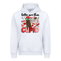 White better aim than cupid with dog and duck Urban Hoodie - MaliasSmallBusiness