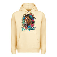 Pina Colada free spirit quarter horse floral Premium Hoodie - LillyAllenDesigns