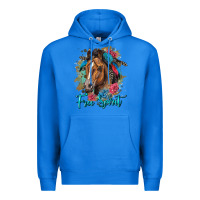 True Royal free spirit quarter horse floral Premium Hoodie - LillyAllenDesigns