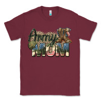 Burgundy army mom Classic Tee - Zillion Design Studio