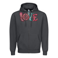 Smoke valentine's day love with boots and gemstone Zipper Hoodie - RanaPortraitStore