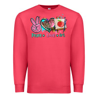 Cardinal peace love art   ado Premium Sweatshirt - AdoDesignShop