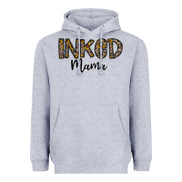 Heather Grey ınked mama Heavyweight Hoodie - CowhideDigitalArt