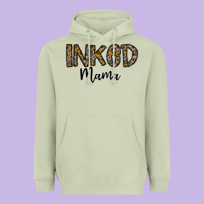ınked Mama Heavyweight Hoodie Designed By Cowhidedigitalart