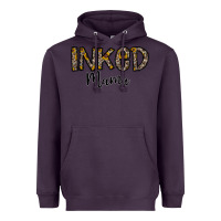 Plum ınked mama Heavyweight Hoodie - CowhideDigitalArt