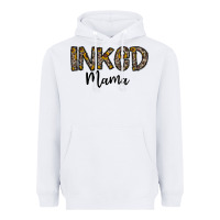 White ınked mama Heavyweight Hoodie - CowhideDigitalArt