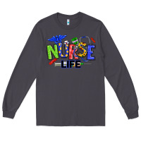 Smoke autism nurse life Long Sleeve Tee - texasbilliewilder