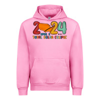 Fuchsia Pink total solar eclipse Urban Hoodie - MaliasSmallBusiness