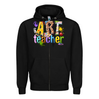 Black art teacher Zipper Hoodie - texasbilliewilder
