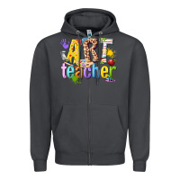 Art Teacher Zipper Hoodie | Teevron