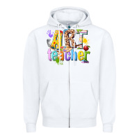 White art teacher Zipper Hoodie - texasbilliewilder