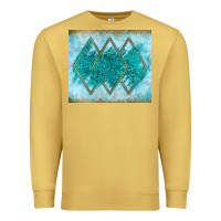 Antique Gold turquoise glitter Premium Sweatshirt - JahusDesignShop