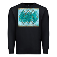 Black turquoise glitter Premium Sweatshirt - JahusDesignShop