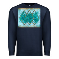 Navy turquoise glitter Premium Sweatshirt - JahusDesignShop