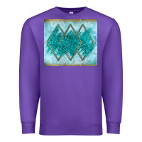 Purple turquoise glitter Premium Sweatshirt - JahusDesignShop