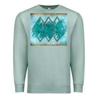 Seafoam turquoise glitter Premium Sweatshirt - JahusDesignShop