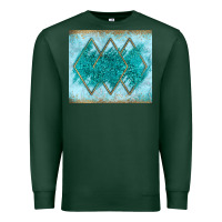 Sports Green turquoise glitter Premium Sweatshirt - JahusDesignShop