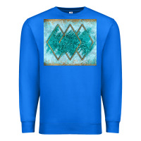 True Royal turquoise glitter Premium Sweatshirt - JahusDesignShop