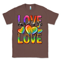 Chestnut love is love with hearts Classic Tee - texasbilliewilder