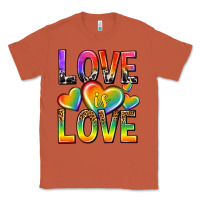 Love Is Love With Hearts Classic Tee | Teevron
