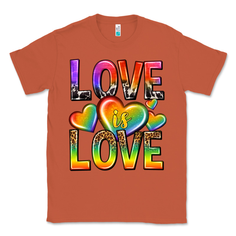 Love Is Love With Hearts Classic Tee by texasbilliewilder | Teevron