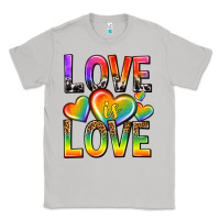 Moon Dust love is love with hearts Classic Tee - texasbilliewilder
