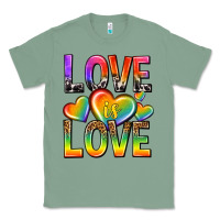 Sage love is love with hearts Classic Tee - texasbilliewilder
