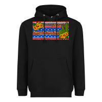 Black usa sunflower and cactus license plate Heavyweight Hoodie - HRA Design Shop
