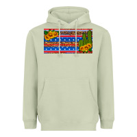 Matcha usa sunflower and cactus license plate Heavyweight Hoodie - HRA Design Shop
