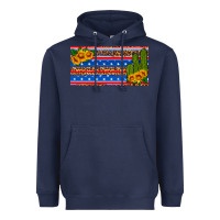 Navy usa sunflower and cactus license plate Heavyweight Hoodie - HRA Design Shop