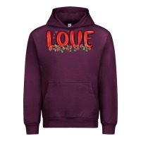 Mauve Wine love valentine s day Urban Hoodie - MaliasSmallBusiness